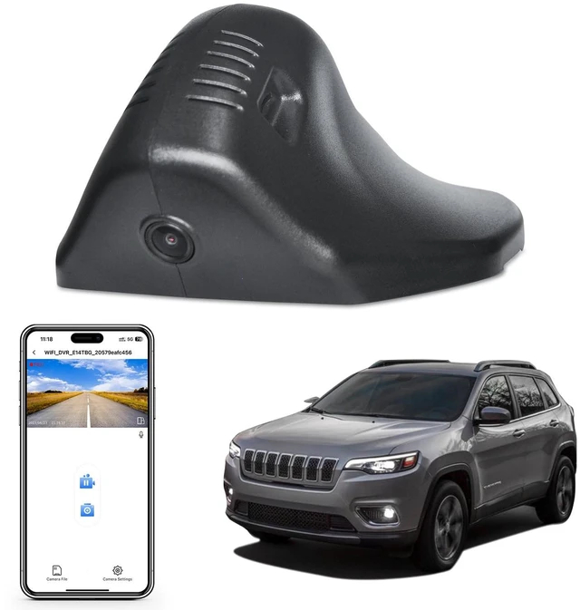 Main image of Mangoal 4K Dash Cam Custom fit for Jeep Cherokee 2019-2023 KL (Model E)