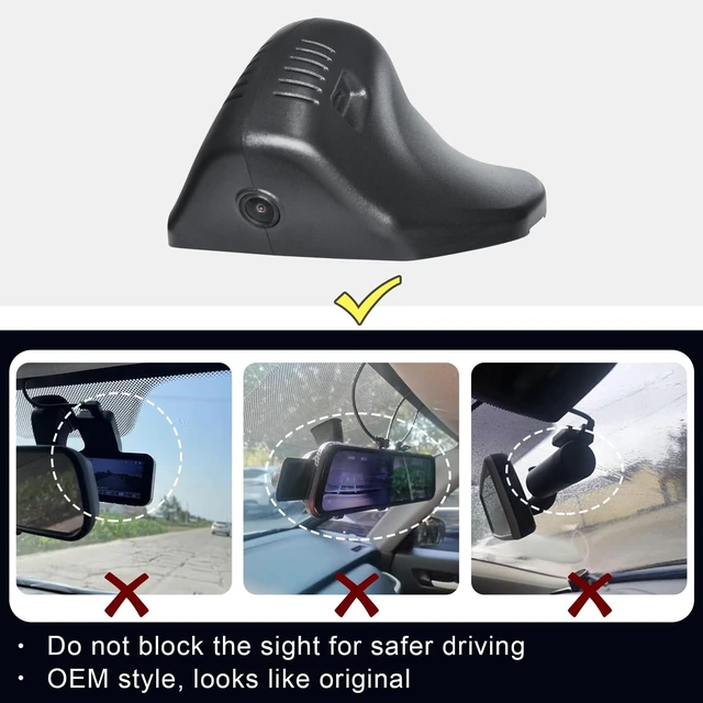 Alt view image 5 of 5 - Mangoal 4K Dash Cam Custom fit for Jeep Cherokee 2019-2023 KL (Model E)