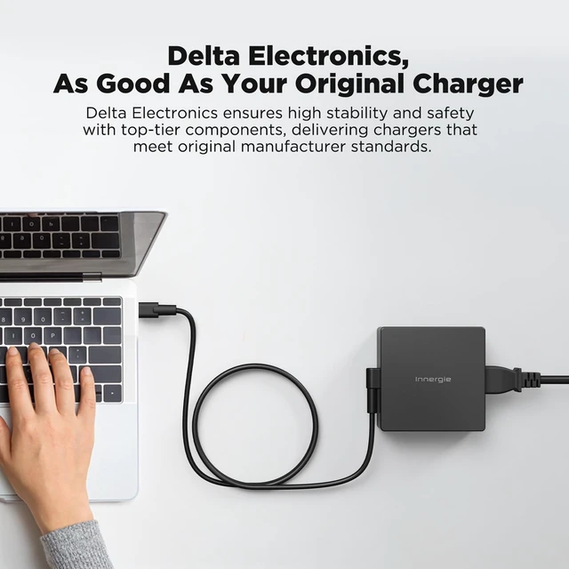 Alt view image 5 of 5 - Innergie 140W USB C Laptop Charger for Dell, Lenovo, HP, ASUS, Acer, MSI