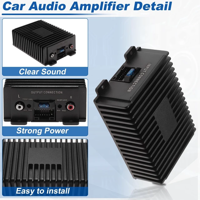 Alt view image 5 of 5 - RATCHROLL 12 V Car Power Amplifier Class A/B Full-Range Amplifier