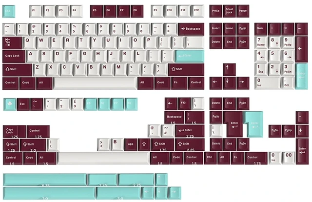 Main image of surmen Classic Cherry Profile Keycaps Set, 170 Keys PBT Double Shot Gaming Keyboard Replacement Keys for Multi-Size Mechanical Keyboard Cherry Yaoye