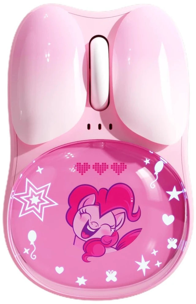 Main image of My Little Pony M01 Silent Wireless Mouse, Quiet Clicks, 3 Adjustable DPI (800/1200/1600), Dual-Mode (2.4GHz/Bluetooth), Ergonomic for Mac/Windows (Pink)