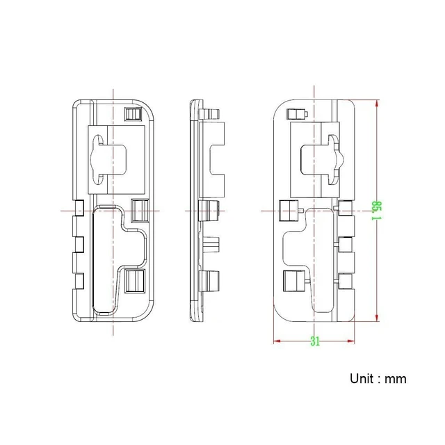 Alt view image 4 of 5 - for Honda Civic 2009 Car Rear View Camera Back Up Reverse Parking Camera/Plug Directly