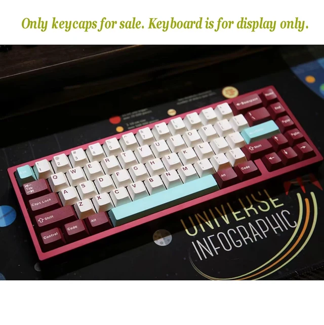 Alt view image 3 of 5 - surmen Classic Cherry Profile Keycaps Set, 170 Keys PBT Double Shot Gaming Keyboard Replacement Keys for Multi-Size Mechanical Keyboard Cherry Yaoye