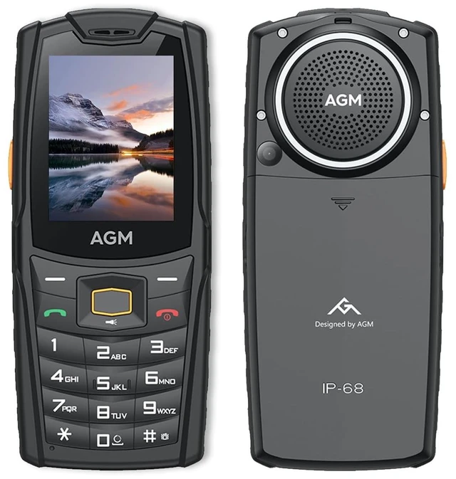Main image of AGM M6 Rugged Feature Phone, IP68 Waterproof, with Loud Speaker, Keypad Cell Phone