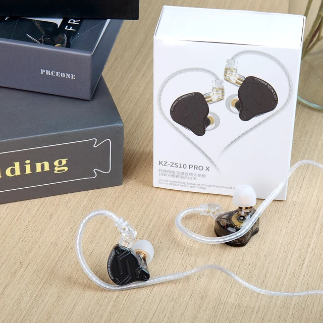 Alt view image 5 of 5 - KZ in Ear Monitor IEM Headphones,1DD+5BA Hybrid Wired Gaming Earbuds,KZ in Ear Monitor Gaming Earbuds Earphones with 2PIN Cable for Audiophile (Dark-Type C, with Microphone)