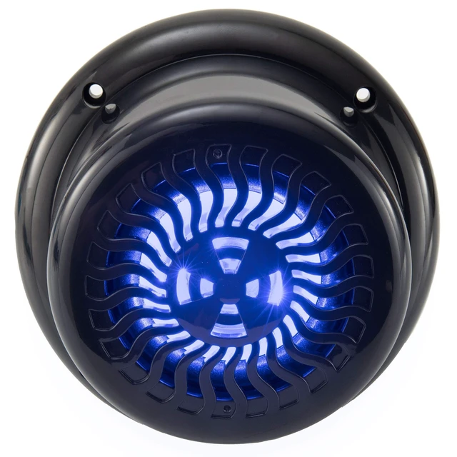 Alt view image 2 of 5 - RecPro 2 Pack RV Flush Mount Speakers ^^ 5.25" Black ^^ Blue LED