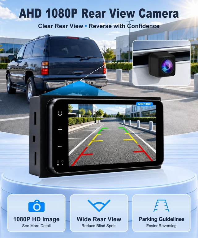 Alt view image 5 of 5 - DVRMEDIA Car Stereo for Chevy Tahoe 1995-2002 GMC Yukon 1995-2002 Carplay
