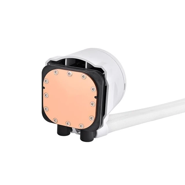 Alt view image 2 of 5 - Thermaltake TH360 V2 Ultra ARGB Sync/AlO Liquid Cooler/ARGB Fan 120 * 3/PWM 500~1500rpm/Water Block 2.1" LCD/White, CL-W405-PL12SW-A