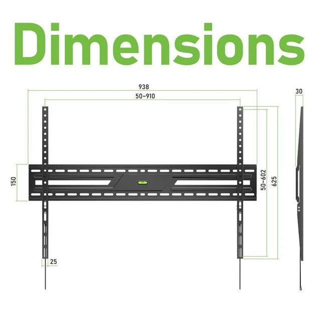 Alt view image 4 of 5 - Ultra Slim Flush TV Wall Mount Bracket for LG C5 Series OLED evo AI 4K UHD Smart (2025) OLED55C5PUA 55Inch - 1.2" Low Profile, Industrial Grade 165lbs, Easy Installation