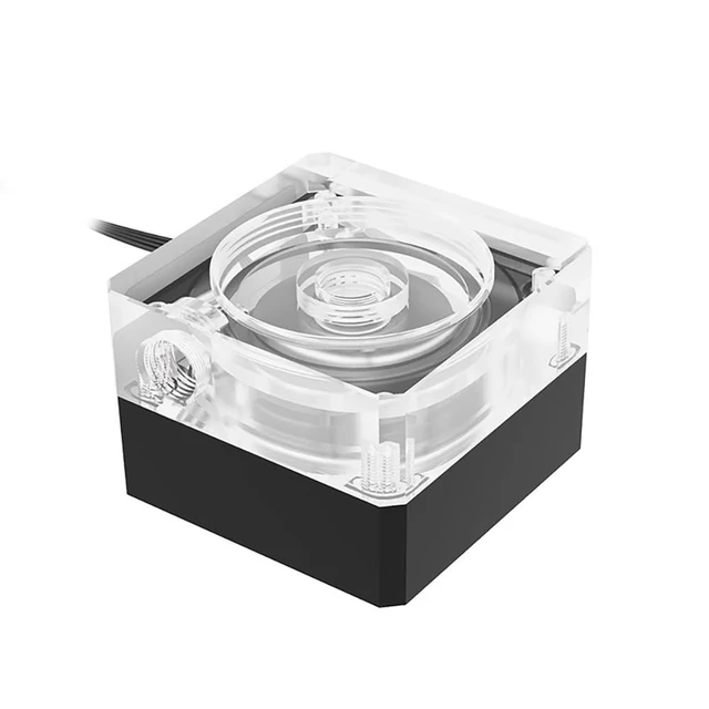 Alt view image 3 of 5 - CPU Water Cooler Pump,Pump for PC Water Cooling Systems-Support PWM -800L/H-G1/4 Threaded Hole