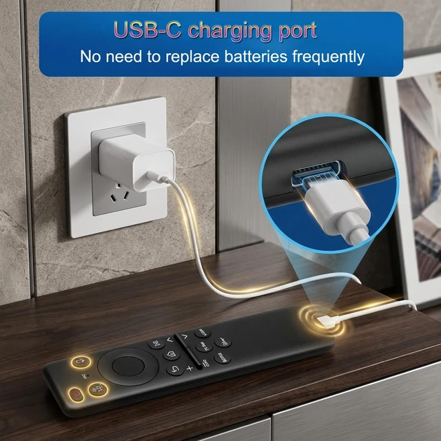 Alt view image 4 of 5 - Rechargeable Voice Remote Control for Samsung Smart TVs
