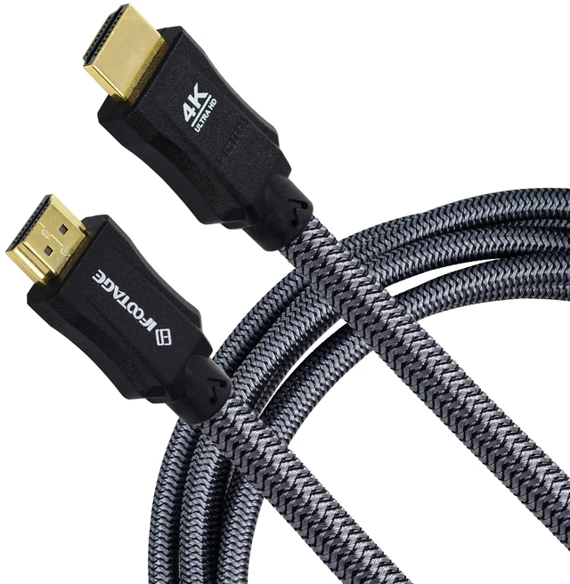 Main image of IFOOTAGE 4K HDMI Cable, Ultra HD Long HDMI Cable, 18Gbps High Speed HDMI 2.0 Cable, 2K/1080P/ARC/Static HDR, 4K HDMI Cable 60Hz, Compatible with Camera/Camcorder/Projector/PS4/PS5-26FT/8M