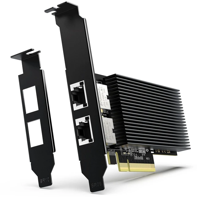 Main image of 10Gb PCIe Network Card with Intel X540-T2 Controller, Dual Port 10GBase-T