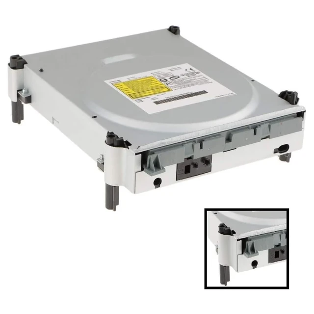 Alt view image 2 of 5 - Vicue Replacement Disc Drive for Xbox 360 Lite On DG-16D2S DG-16D2S-09C