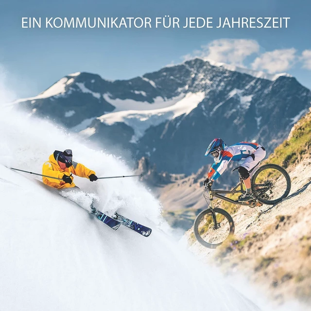 Alt view image 5 of 5 - Cardo Packtalk Outdoor Helmet Communication System for Skiing, Snowboarding, Mountain Biking, Cycling and Other Outdoor Activities
