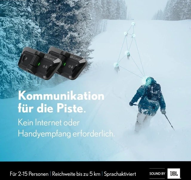 Alt view image 4 of 5 - Cardo Packtalk Outdoor Helmet Communication System for Skiing, Snowboarding, Mountain Biking, Cycling and Other Outdoor Activities