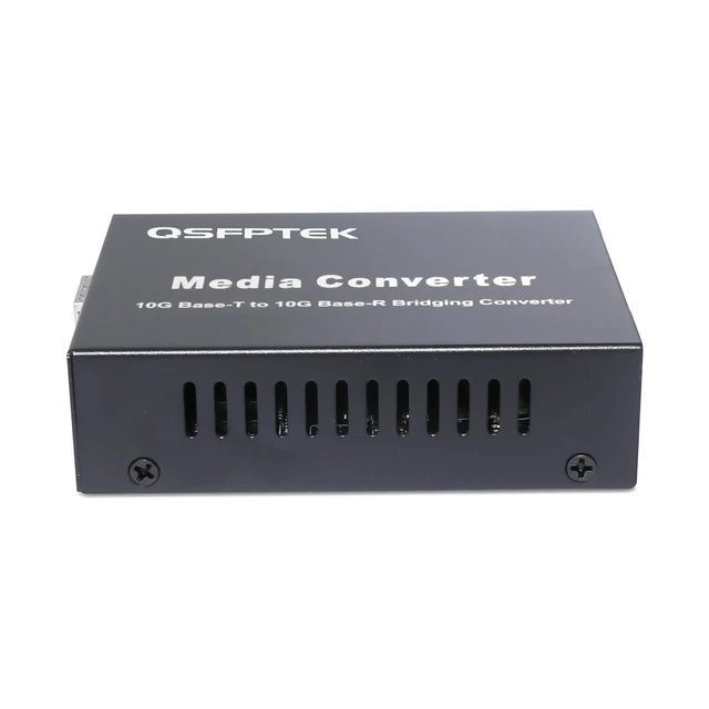 Alt view image 4 of 5 - 2 Pack 10G Fiber Ethernet Media Converter, 10GbE SFP+ Copper UTP Ethernet Media Converter, 1x100M/1G/2.5G/5G/10GBase-T RT45 to 1x 10GBase-X SFP+ Slot 10Gigabit