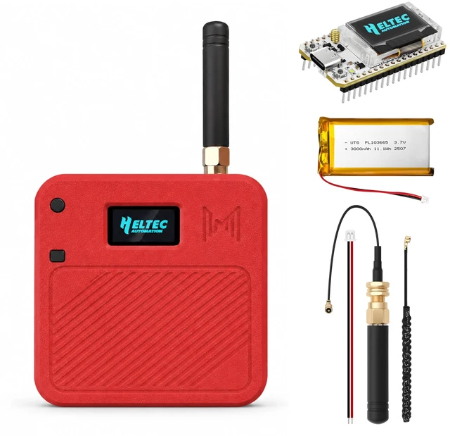 Main image of Reeseephelte Meshtastic LoRa V3 Development Board with Case + Battery