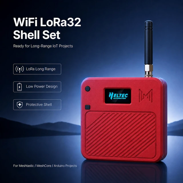 Alt view image 2 of 5 - Reeseephelte Meshtastic LoRa V3 Development Board with Case + Battery