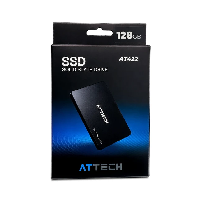 Alt view image 3 of 5 - ATTECH 128GB Internal SSD SATA III 2.5" Solid State Hard Drive, 3D NAND
