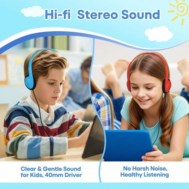 Alt view image 5 of 5 - Type C Kids Headphones Bulk 20 Pack for School Classroom, Upgrade USB Type C Wired Headphones for Boys Girls Students Travel Learning Compatible with Tablet Smartphones Chromebook (LS857C,20 Mixed)