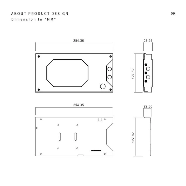 Alt view image 2 of 5 - Copper GPU Water Cooling Block GPU Waterblock for Zotac GeForce RTX 5090 D 32GB Solid OC