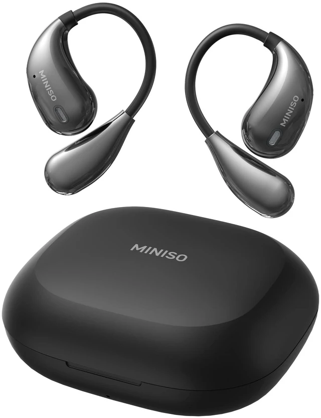 Main image of MINISO X33 AI Translation Earbuds Real Time OWS Wireless Bluetooth Earphones 135 Language Translator Earbuds Open Ear translating Headphones fit iOS & Android for Travel Business Learning