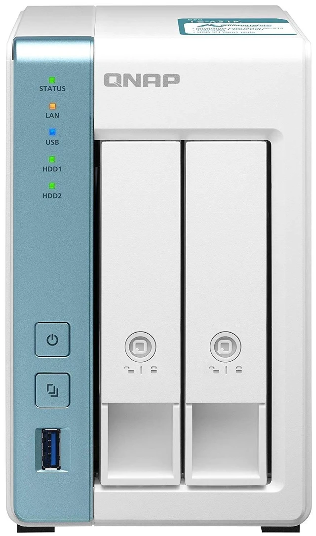 Main image of QNAP TS-231K 2 Bay Home NAS with Two 1GbE Ports