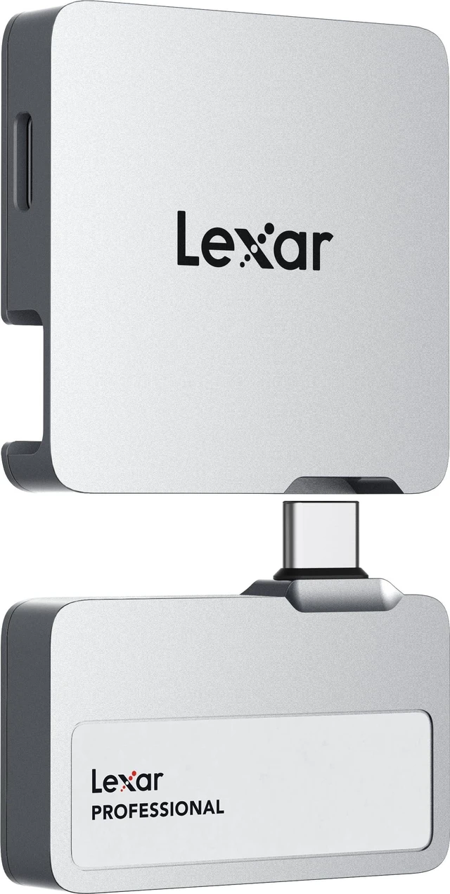 Main image of Lexar 2TB Go Portable SSD w/Hub, 1050MB/s Read, USB 3.2 Gen2, Ultracompact