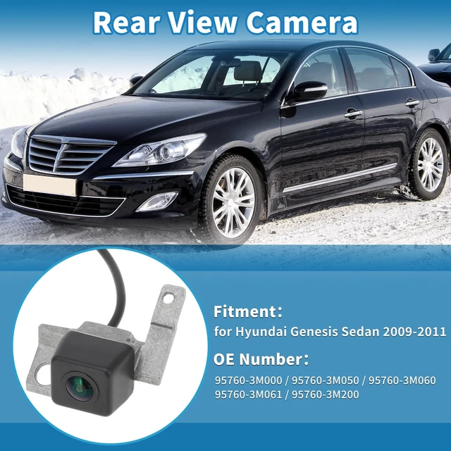 Alt view image 2 of 5 - INFINAUTO Rear View Camera for Hyundai for Genesis Sedan 2009-2011 Park Assist Camera Backup Reverse Camera Replace No.95760-3M000/95760-3M050/95760-3M060