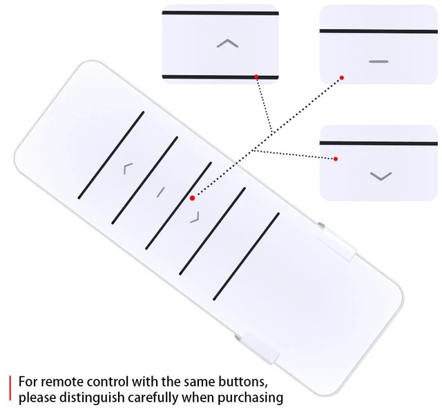 Alt view image 2 of 5 - RYQIF Replacement Remote Control fits AOK Motors Sortfle AC123-01 1 Channel RF433.92