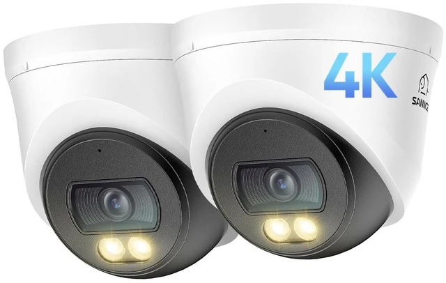 Main image of SANNCE 4K 8MP PoE Dome Security Camera(2 Pack)
