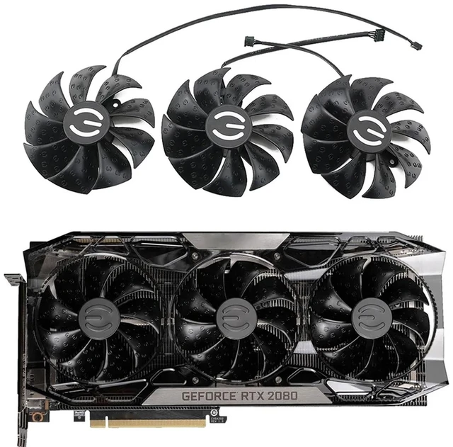 Main image of 87mm PLD09220S12H Cooler Fans Replacement for EVGA RTX 2080 Ti FTW3 Ultra 2070 Super RTX2080 Graphics Video Card Cooling Fan