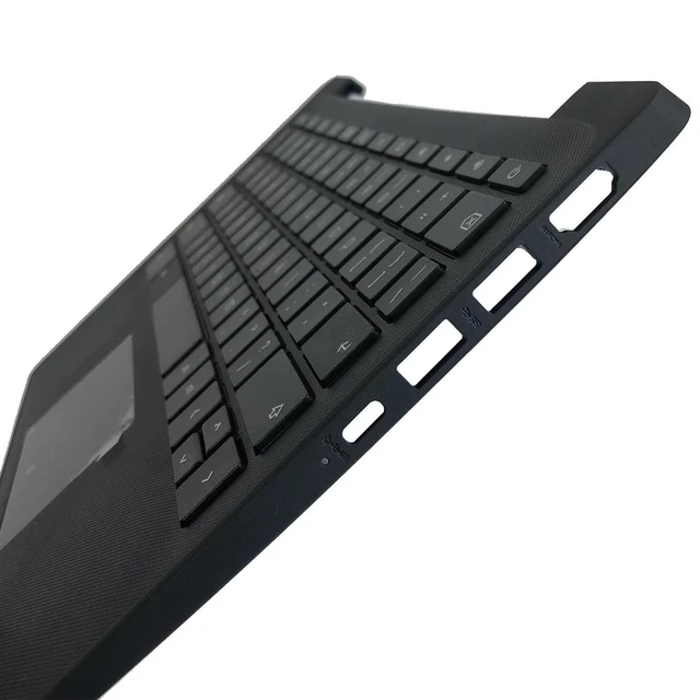 Alt view image 3 of 5 - New Replacement for HP Fortis 11 G10 Chromebook Laptop Palmrest Upper Case Keyboard Touchpad/Non-Touchpad Assembly Part N93657-001 N93656-001 Black (KB W/Touchpad)