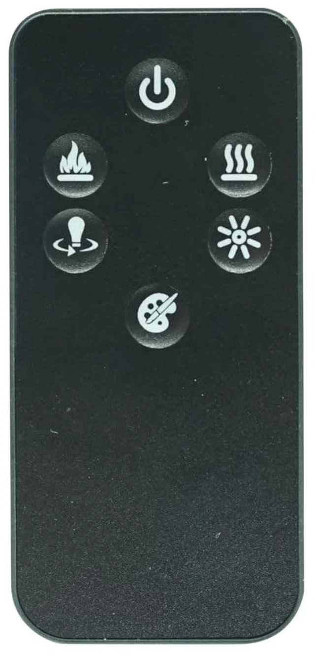 Main image of HCDZ Replacement Remote Control for Dimplex RLG25, RLG25BR, RLG25FC, X-RLG25B Revillusion Electric Fireplace Log Insert - No Programming Required