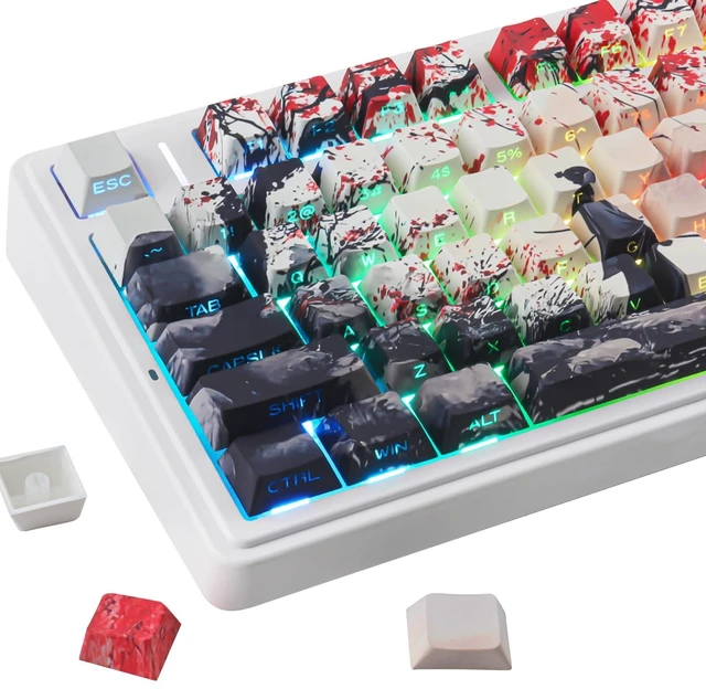 Main image of Tsungup Custom Japanese PBT Cool Keycaps, Key Caps Keyboard Keycap Set