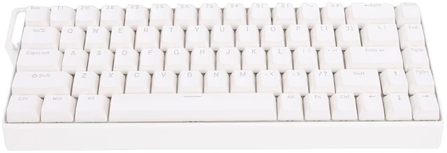 Main image of Glaeptio Mechanical Gaming Keyboard, Wired Wireless 60% RGB Backlit Keyboard with Hall Effect Magnetic Switches and 18 Lighting Modes, for Computer PC Laptop (White)