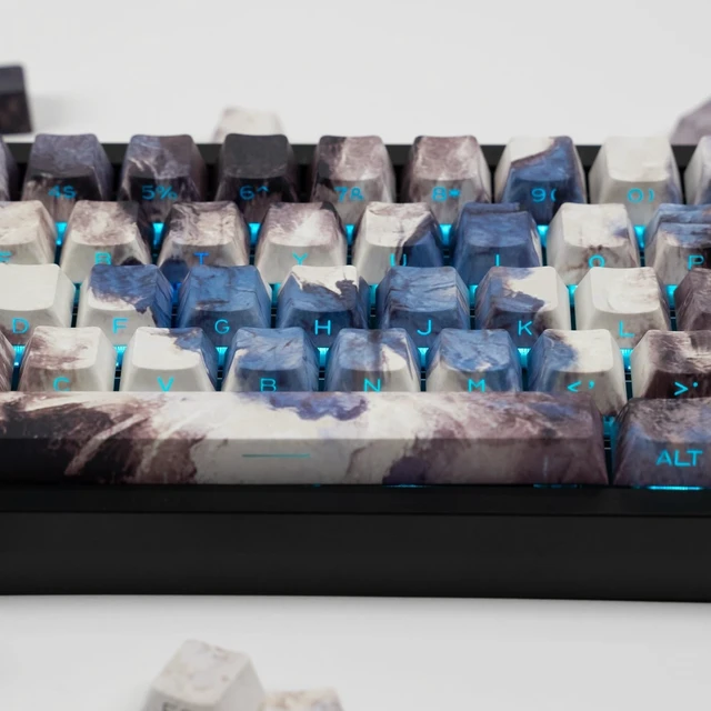 Alt view image 4 of 5 - ULTRAEQUIP PBT Double Shot Keycaps Set Custom Shine Through Key Caps