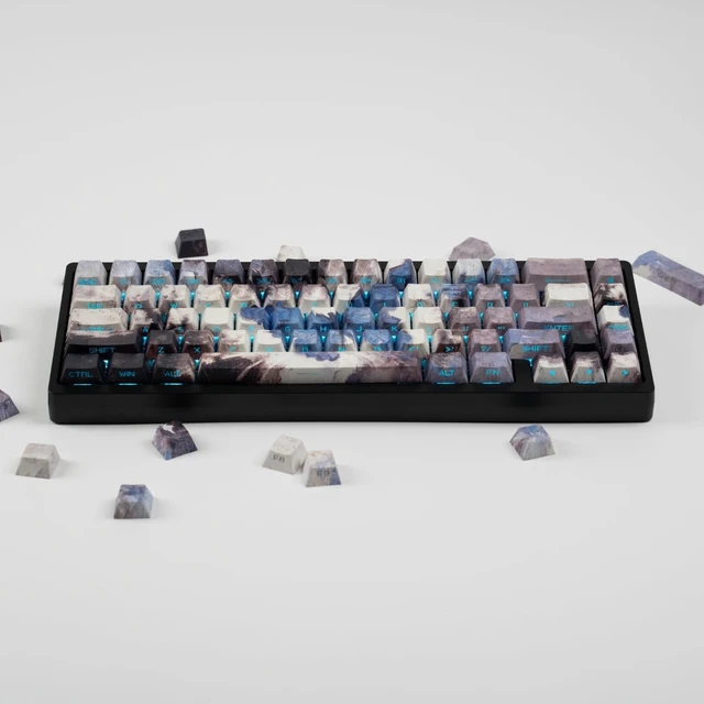 Alt view image 5 of 5 - ULTRAEQUIP PBT Double Shot Keycaps Set Custom Shine Through Key Caps