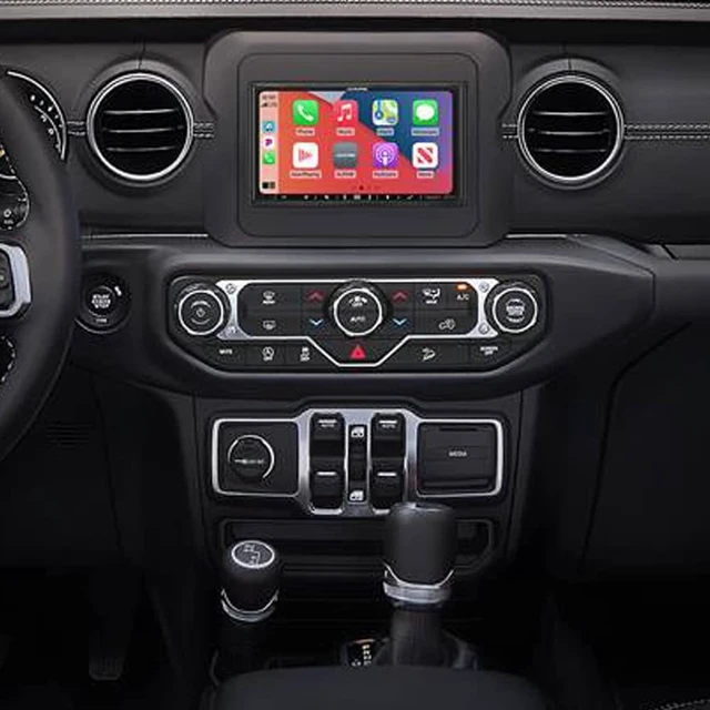 Alt view image 4 of 4 - Alpine i407-WRA-JL 7-inch Restyle Multimedia Receiver Compatible with 2018-Up Jeep Wrangler and 2020-Up Jeep Gladiator