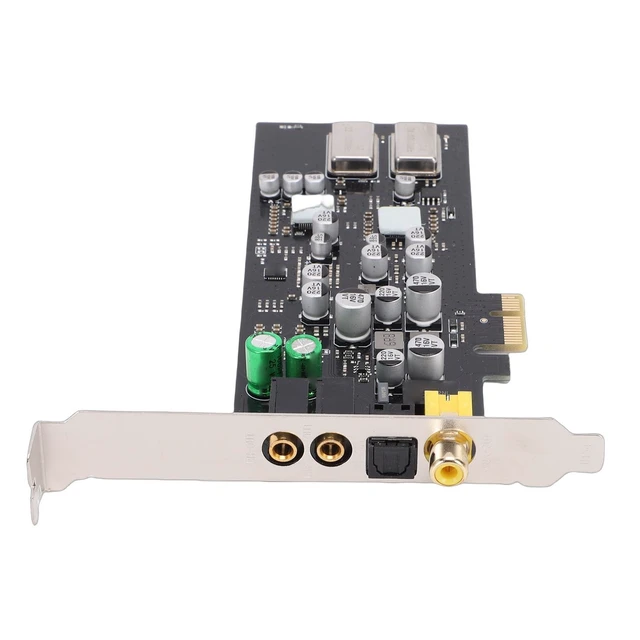 Alt view image 4 of 5 - VBESTLIFE ST114 PCIE Sound Card, CM108AH Optical Fiber Coaxial Digital Sound Audio Professional HiFi Card