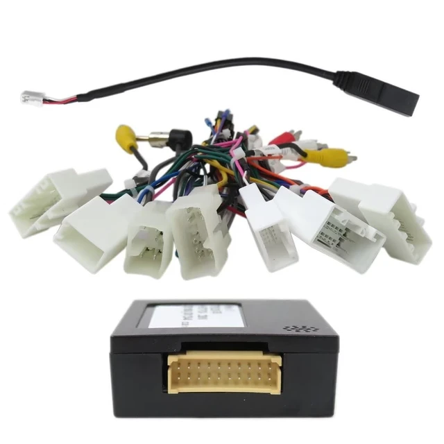 Alt view image 4 of 5 - Car Stereo Radio Power Harness Cable Wire Adapter Support for JBL AMP for Toyota