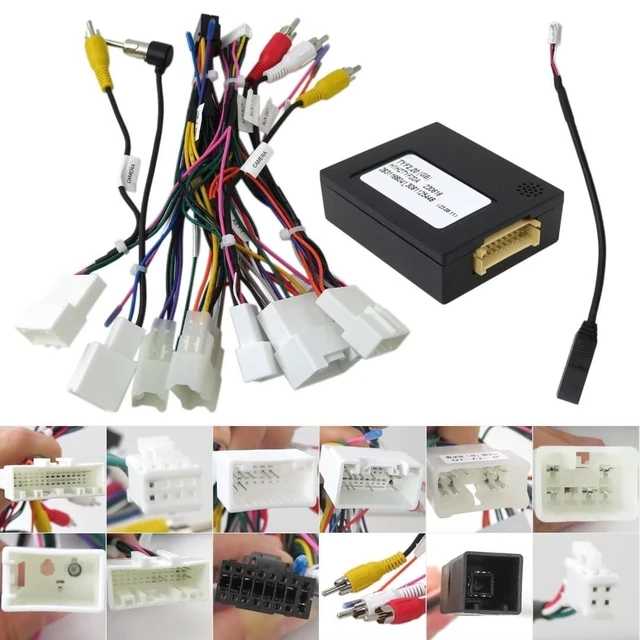 Alt view image 5 of 5 - Car Stereo Radio Power Harness Cable Wire Adapter Support for JBL AMP for Toyota