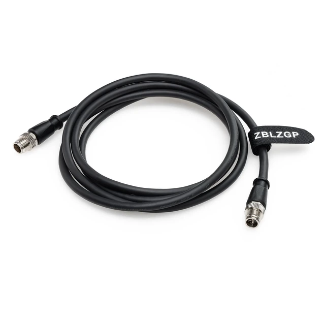 Alt view image 4 of 5 - ZBLZGP IP67 M12 8 Pin X-Code 10Gbps Cable, Specially Designed for Solar Panel Arrays, Wind Turbine Control Systems and Renewable Energy Installations 1M/3.3FT
