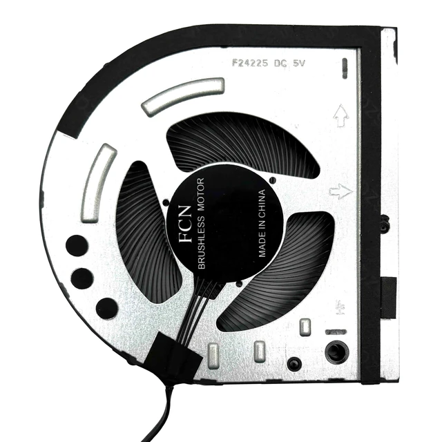 Alt view image 3 of 4 - New CPU+GPU Cooling Fan Replacement for LOQ 15IRX9 (Type 83DV), for LOQ 15IAX9 (Type 83GS), P/N: 5H40S20996 5H40S20997 5H40S20998 (5V Fan)