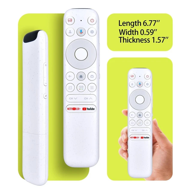 Alt view image 5 of 5 - RYQIF RC902N FER1 Voice Replacement Remote Controller Fits TCL NXTVISION Series TV 55A300W 65A300W 75A300W 85A300W