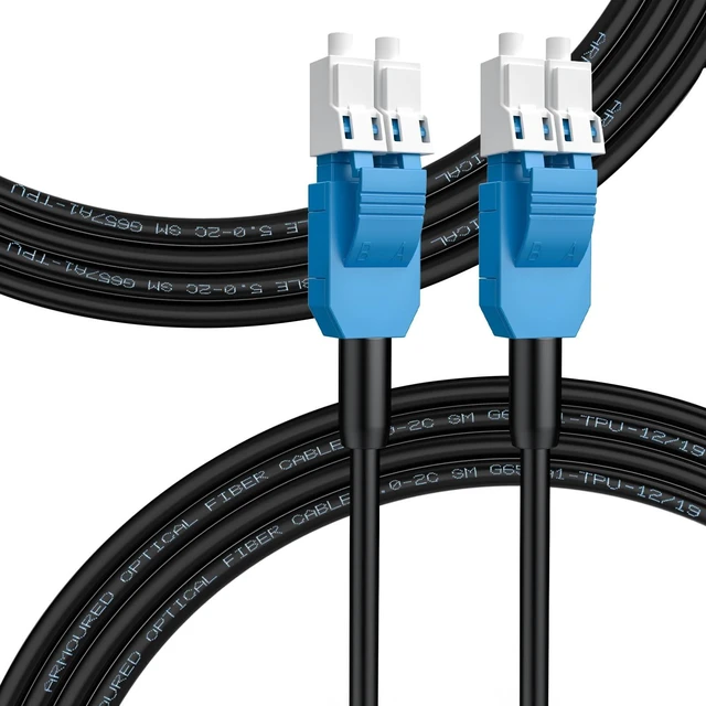 Main image of FLYPROFiber- Outdoor Single Mode LC to LC Fiber Patch Cable 30M/98ft