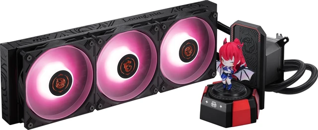 Alt view image 2 of 5 - MSI CORELIQUID A17 MLG Edition - AIO ARGB CPU Liquid Cooler - 360mm Radiator - LGA 1851 and AM5 Ready - Triple 120mm ARGB PWM Fans - Uni Bracket - Exclusive MLG Figure