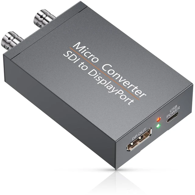 Main image of Eimpueia SDI to DisplayPort Converter with SDI Loopout, Embedded Audio